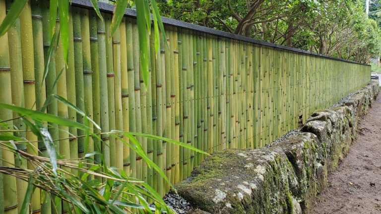 R邸 青竹木賊垣